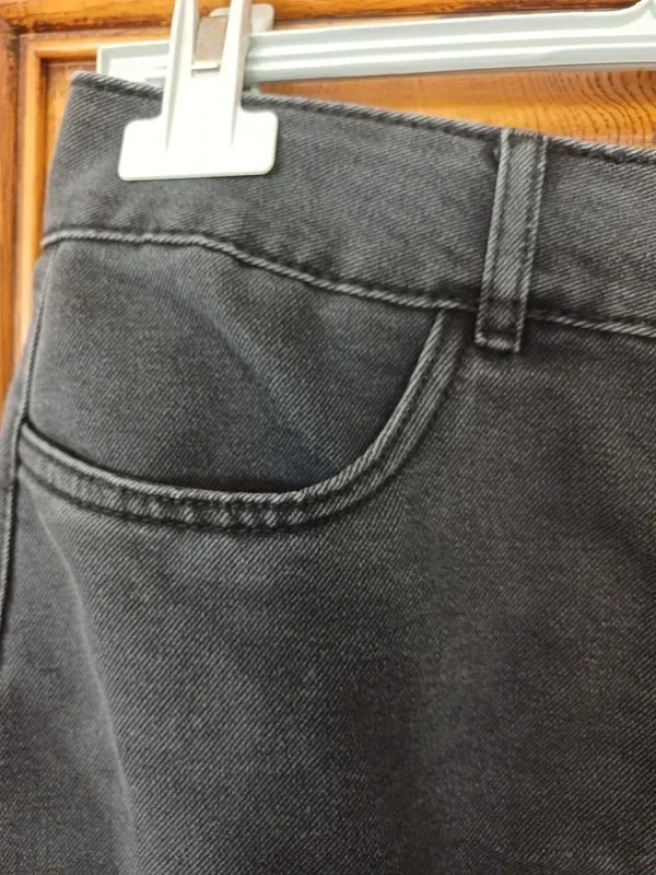Black denim skirt by ONLY size 38 – photo 4